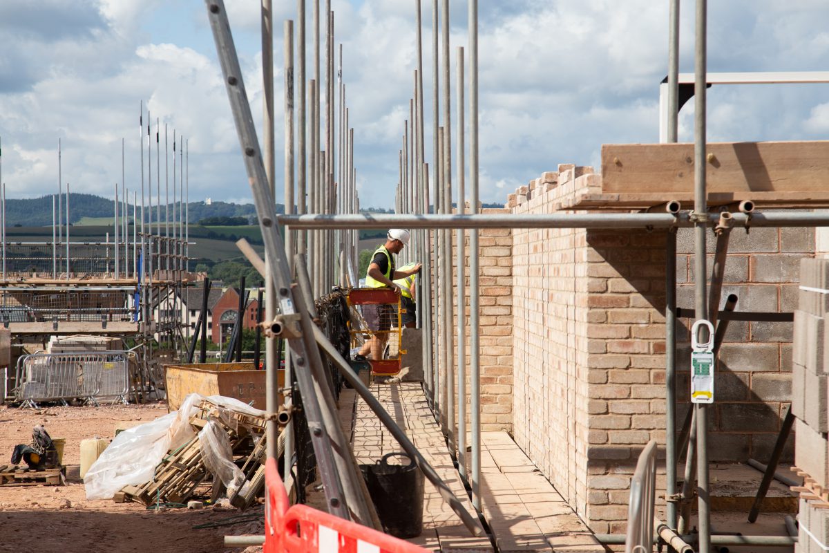 Construction site, Exeter.