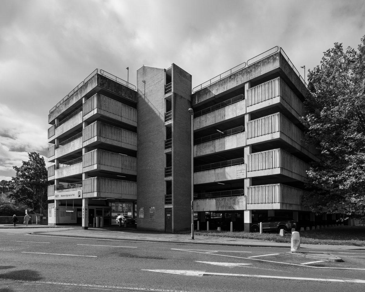 High Cross car park in Truro, Cornwall.