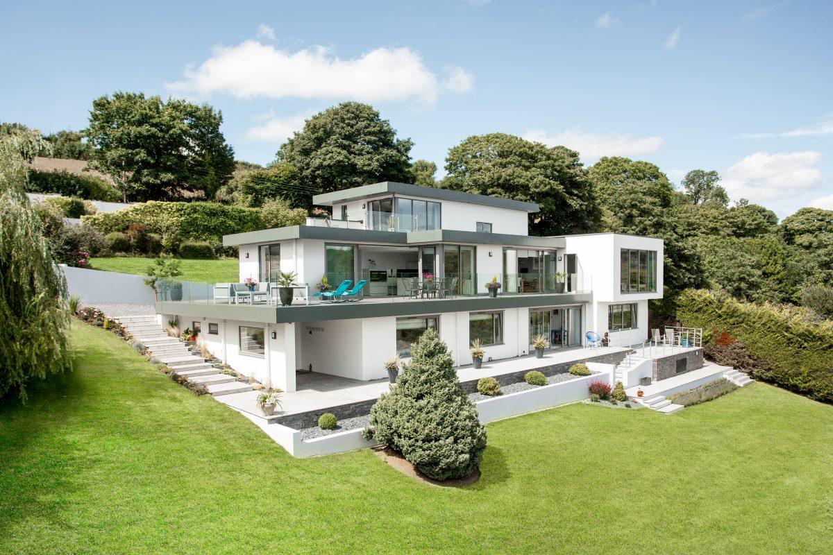 Modern architect designed home in South Devon.