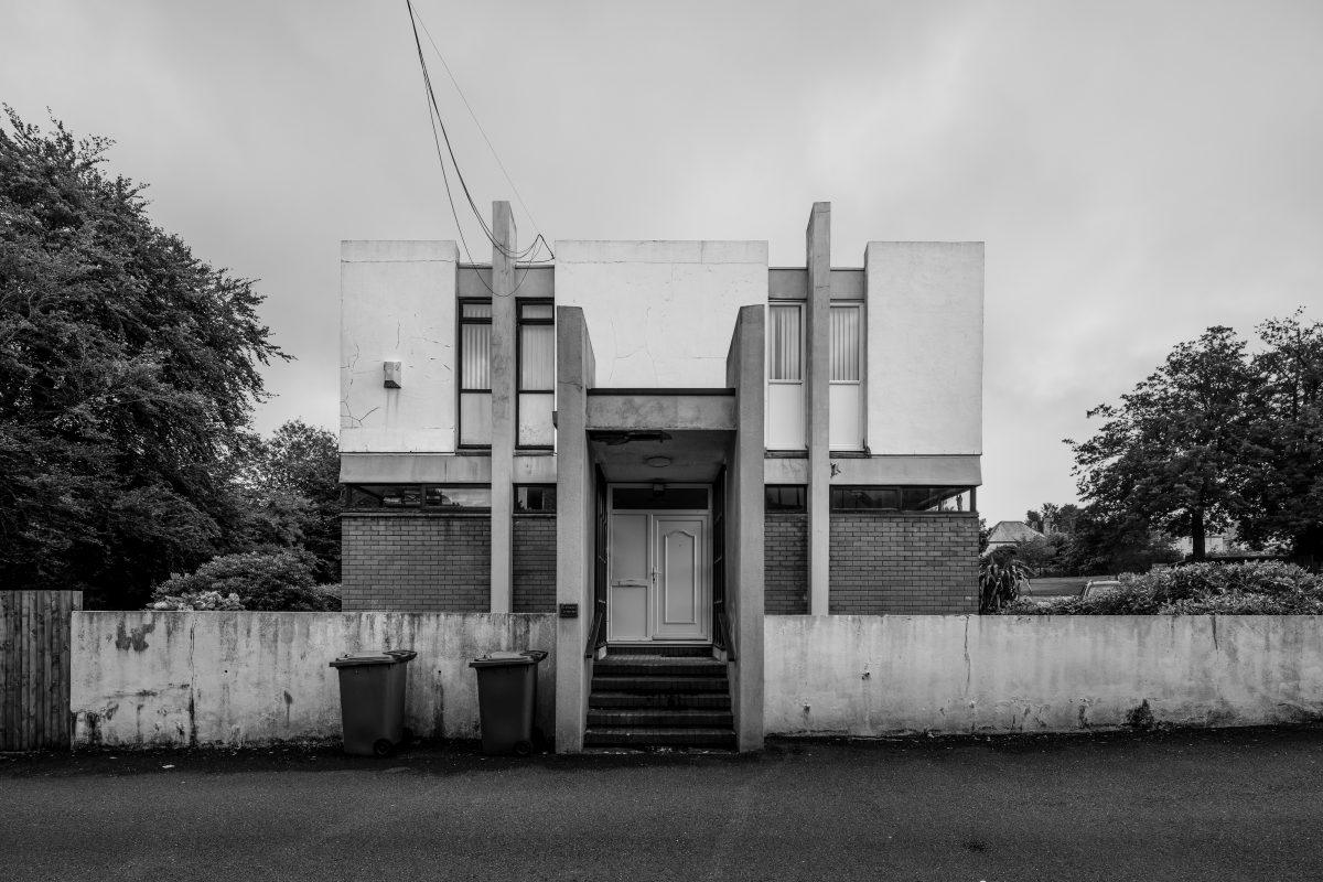 Mid-century brutalist church architecture in Torquay, Devon